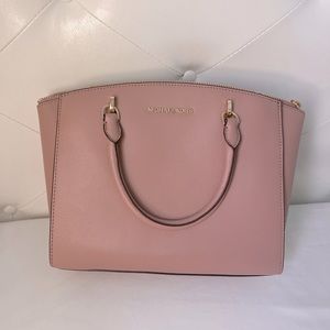 Michael Kors Dusty Rose Top Handle Smooth Leather Bag